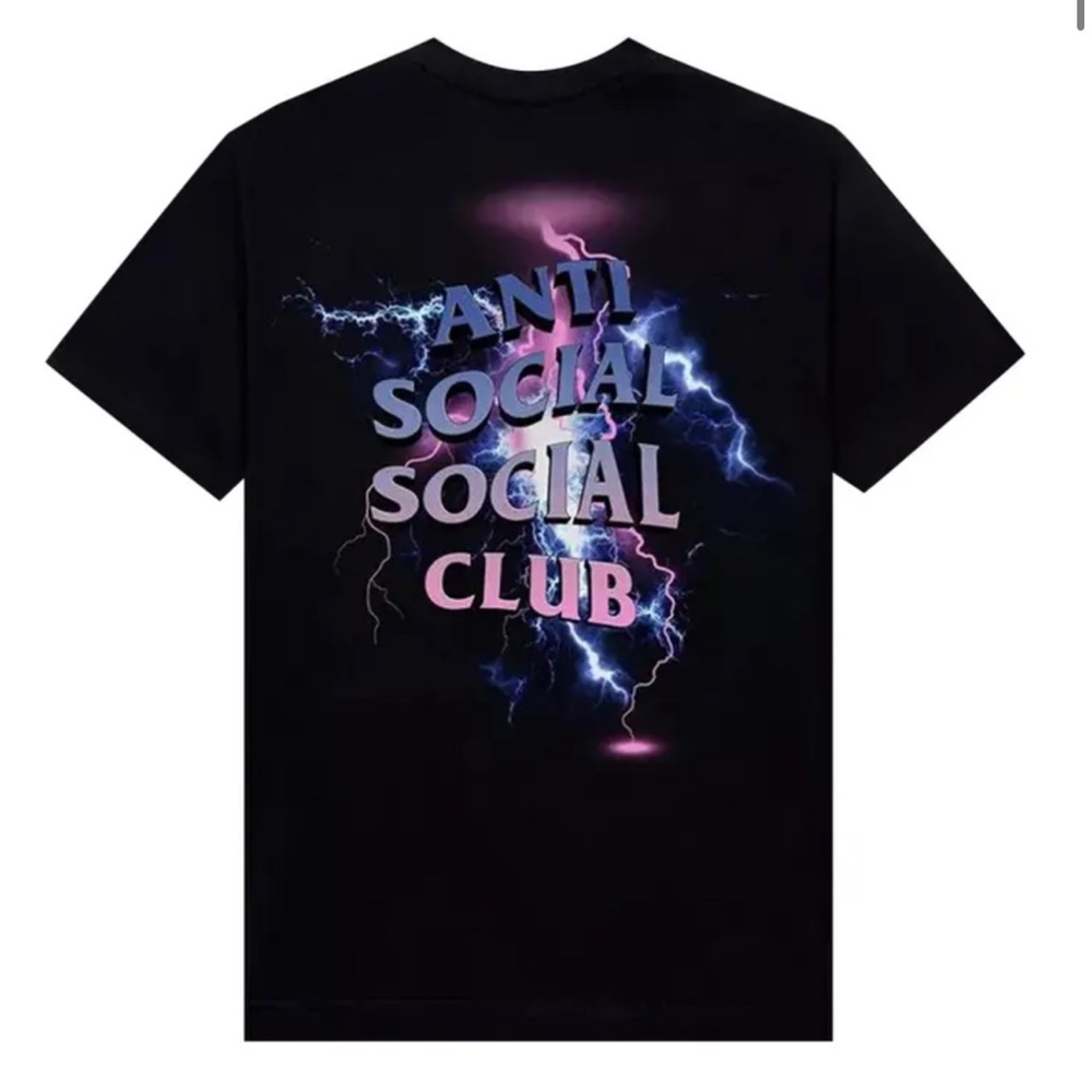 Anti Social Social Club Bolt From The Blue Tee 'Black'